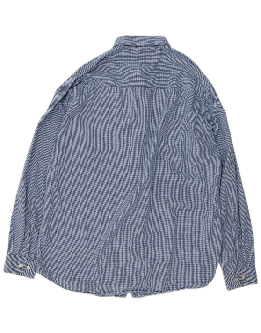 Levi's Herrenhemd XL aus blauer Gingham-Baumwolle