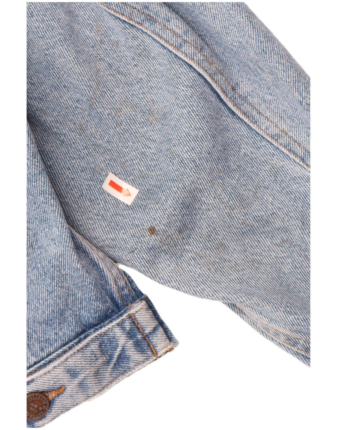 BENETTON Herren Jeansjacke IT 52 XL Blaue Baumwolle