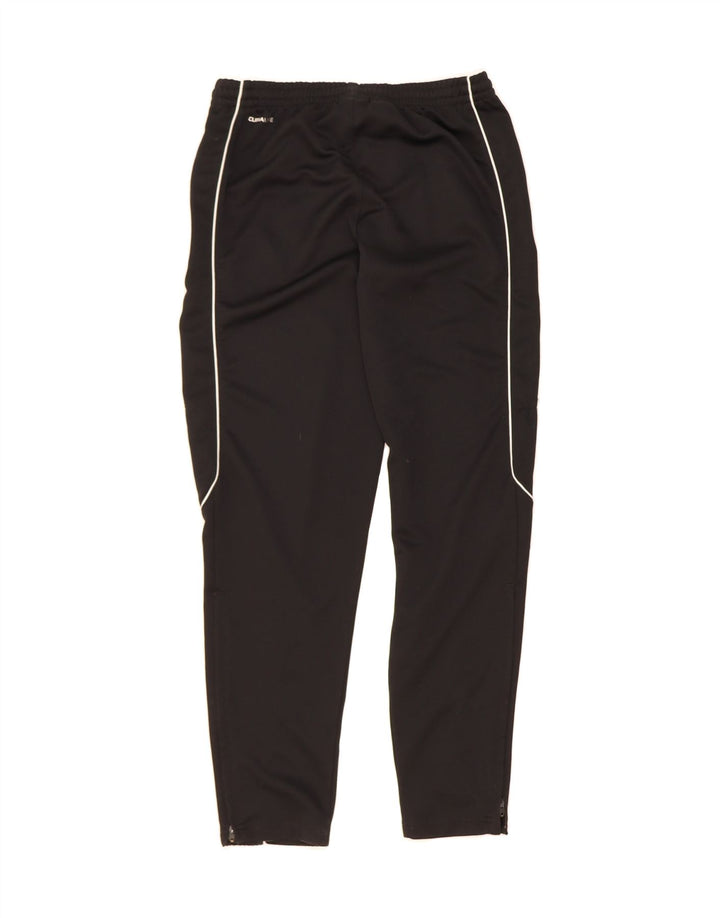 ADIDAS Boys Climalite Tracksuit Trousers 13-14 Years  Black Polyester Vintage Adidas and Second-Hand Adidas from Messina Hembry 