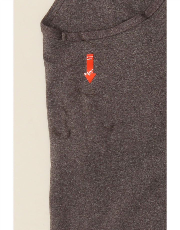 NIKE Womens Vest Top UK 2 2XS Grey Polyester Vintage Nike and Second-Hand Nike from Messina Hembry 