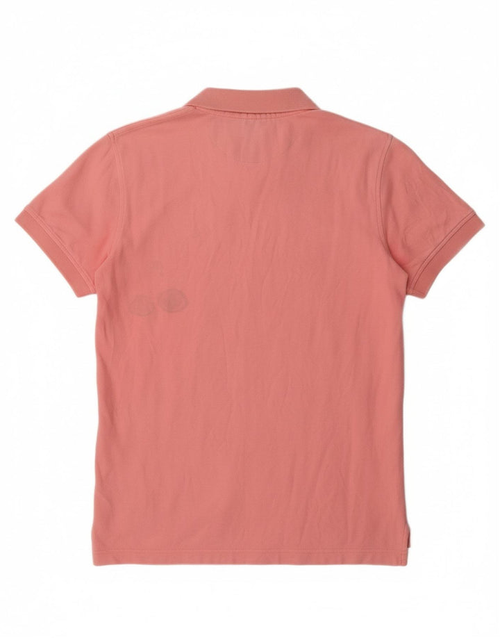 TOMMY HILFIGER Mens Regular Fit Polo Shirt Small Pink Cotton