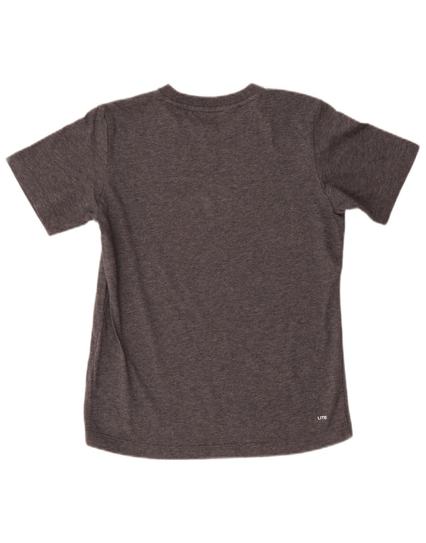 Adidas T-Shirt mit Grafik für Jungen, 11–12 Jahre, graue Baumwolle