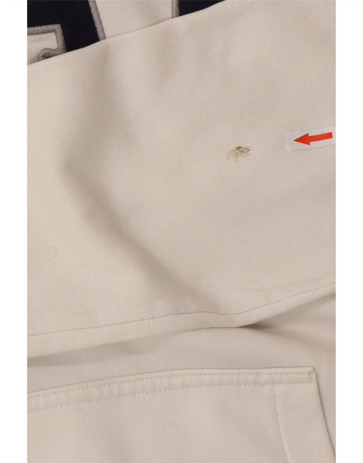 Gap Herren-Kapuzenpullover mit Grafik, groß, aus weißer Baumwolle