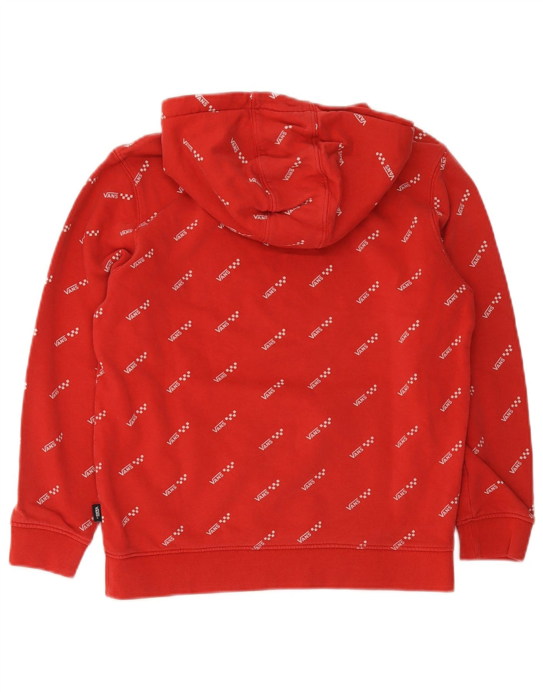 Vans Kapuzenpullover mit Grafik für Jungen, 10–11 Jahre, mittelrote Baumwolle
