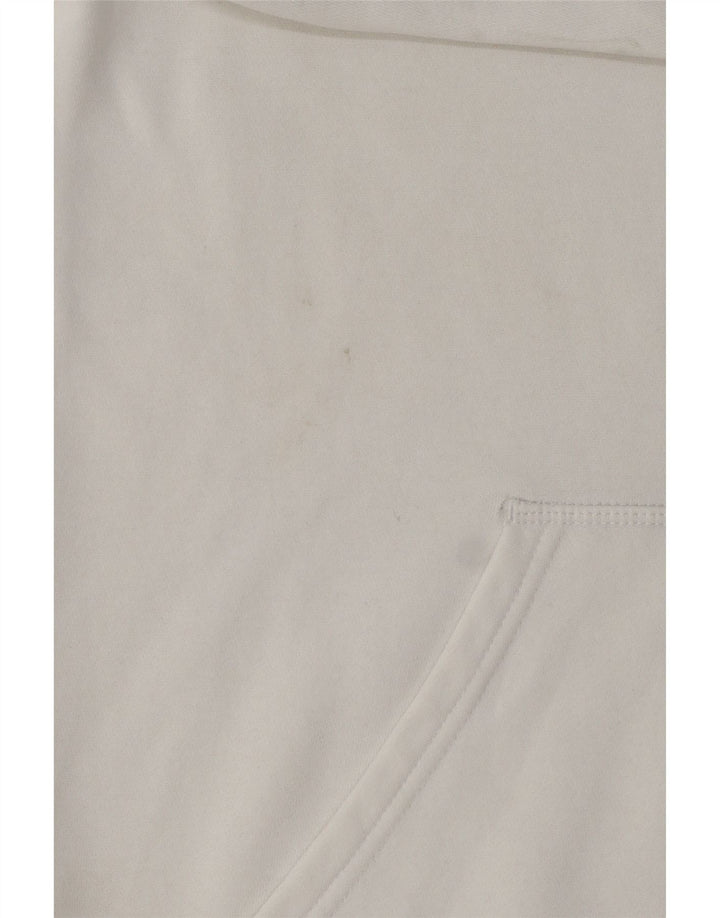 Adidas Herren Kapuzenpullover aus mittelweißer Baumwolle
