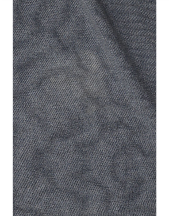 POLO RALPH LAUREN Herren-Poloshirt mit schmaler Passform, große blaue Baumwolle