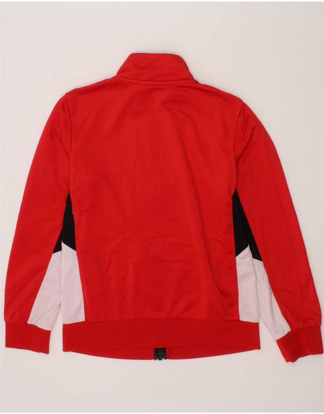 NIKE Boys Graphic Tracksuit Top Jacket 6-7 Years Large Red Colourblock Vintage Nike and Second-Hand Nike from Messina Hembry 