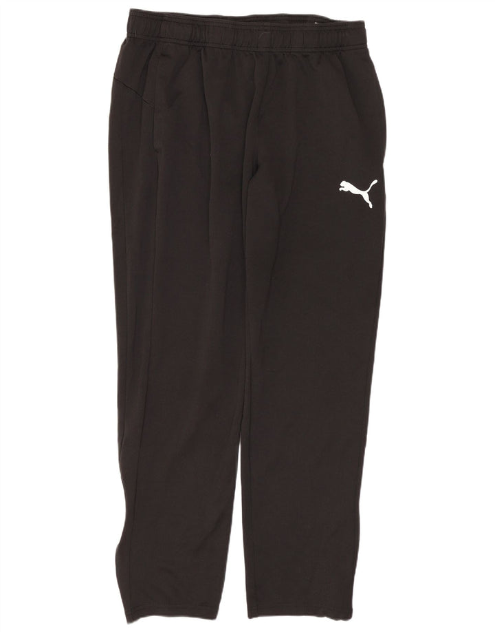 PUMA Herren-Trainingshose, groß, schwarzes Polyester