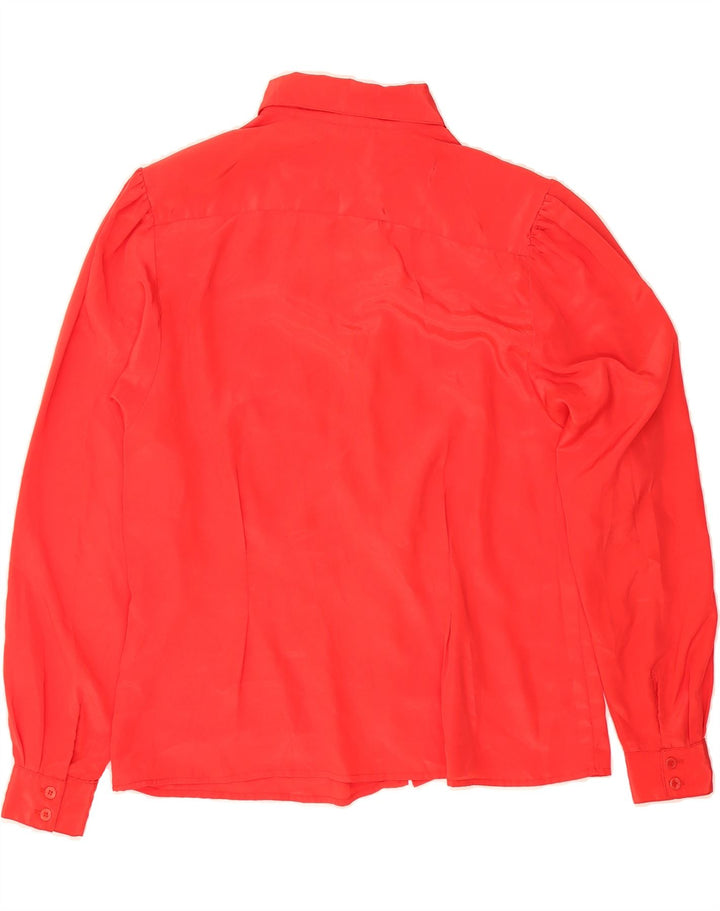 ASHLEY HILL Womens Shirt Blouse US 12 Large Red Polyester Vintage Ashley Hill and Second-Hand Ashley Hill from Messina Hembry 