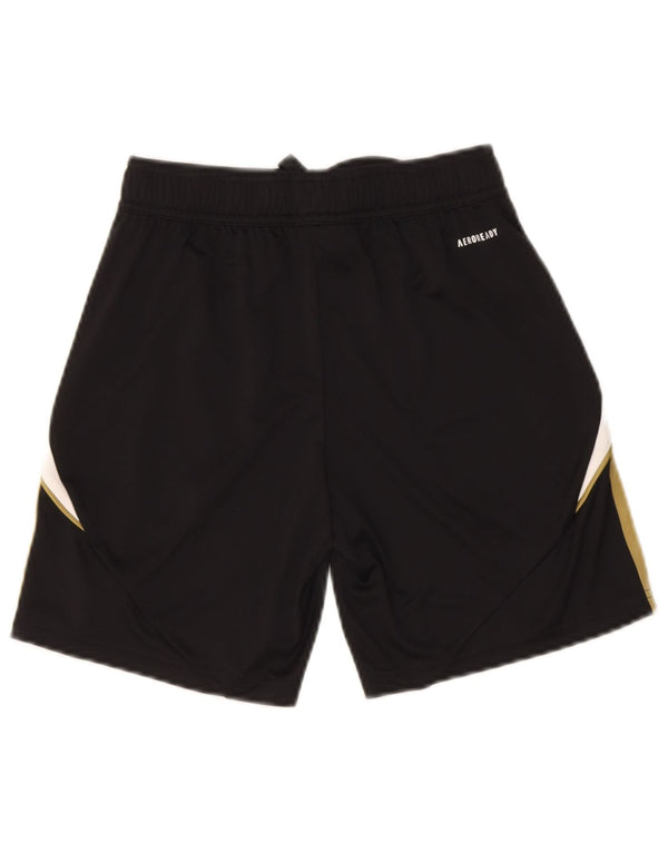 Adidas MESSI Sportshorts für Jungen, 11–12 Jahre, schwarzes Colourblock-Polyester