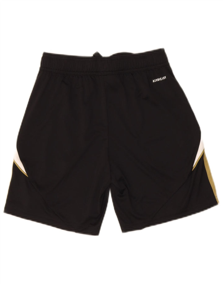 Adidas MESSI Sportshorts für Jungen, 11–12 Jahre, schwarzes Colourblock-Polyester