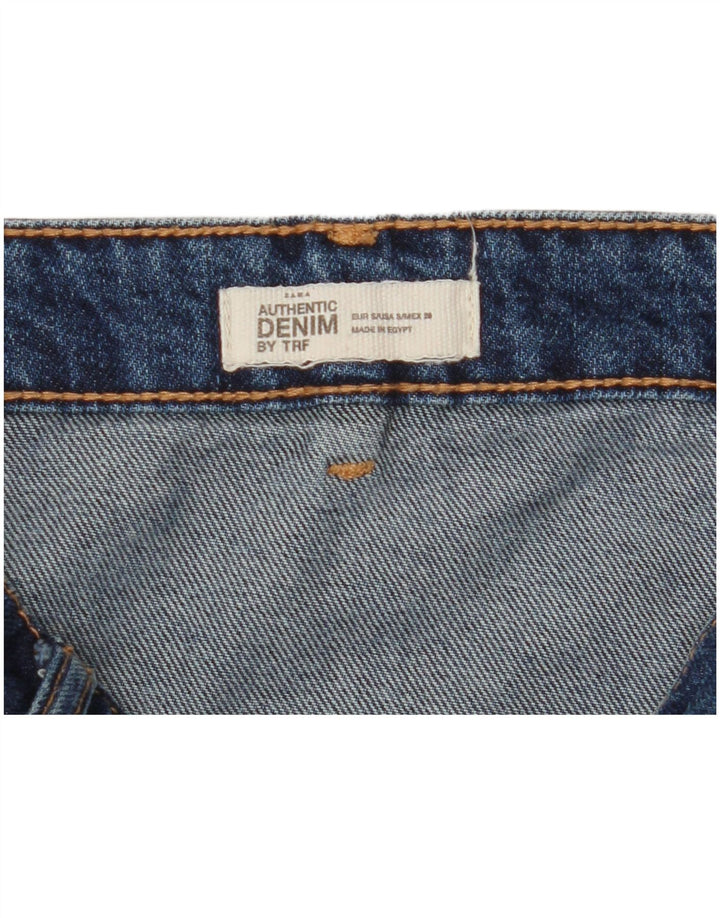 ZARA Womens Denim Skirt Small W28  Blue