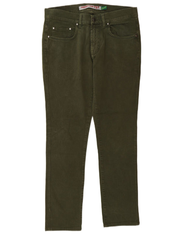 Carrera Herren 717 Slim Jeans IT 48 Medium W32 L32 Grüne Baumwolle