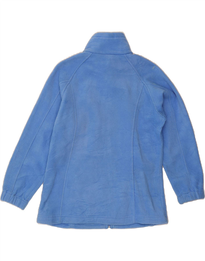 COLUMBIA Womens Fleece Jacket UK 16 Large Blue Polyester Vintage Columbia and Second-Hand Columbia from Messina Hembry 