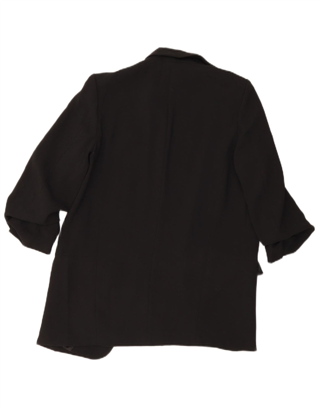 Zara Damen-Blazer mit 3/4-Ärmeln, offen, Gr. 10, Größe S, Schwarz, Polyester