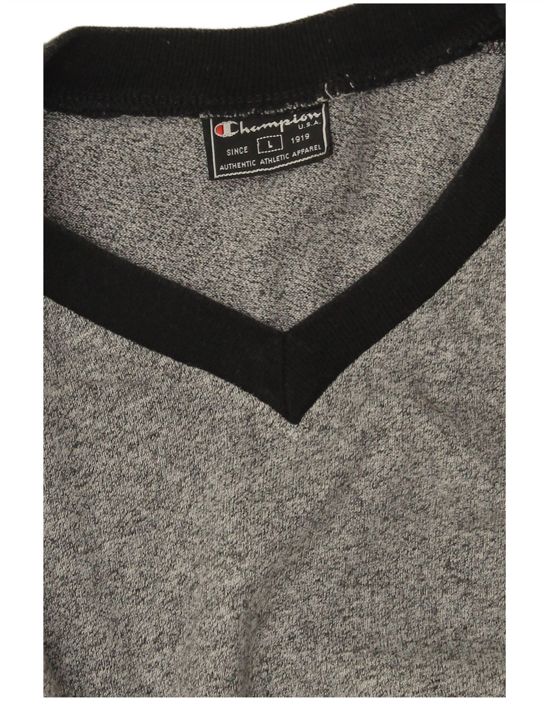 Champion Herren T-Shirt Top Large Grau Colourblock