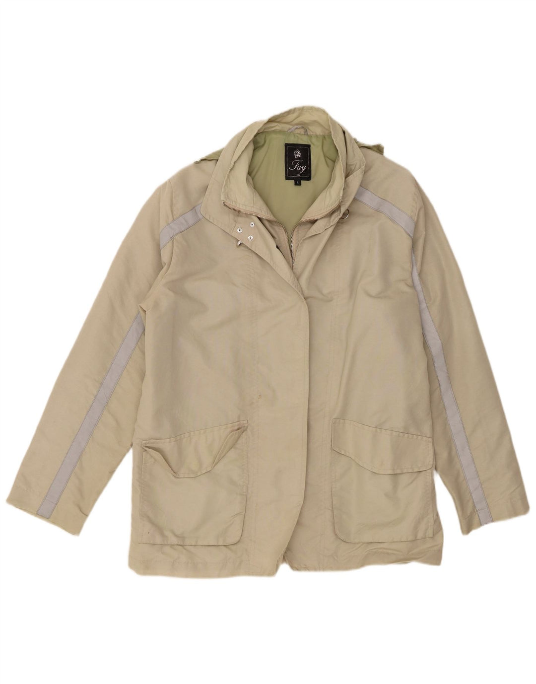 Fay Damen Bomberjacke UK 16 Large Khaki Polyester