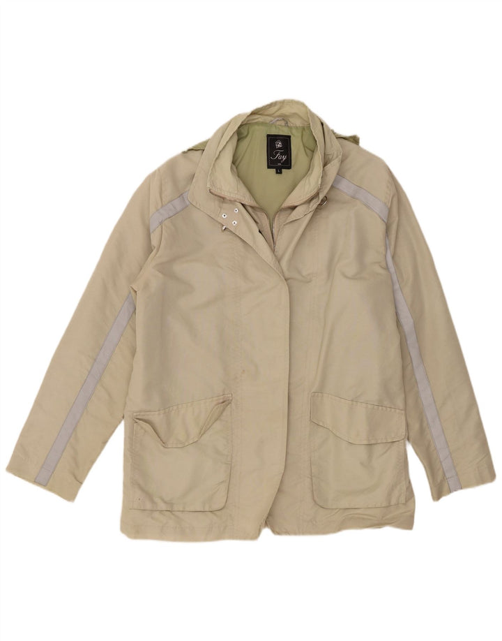 Fay Damen Bomberjacke UK 16 Large Khaki Polyester