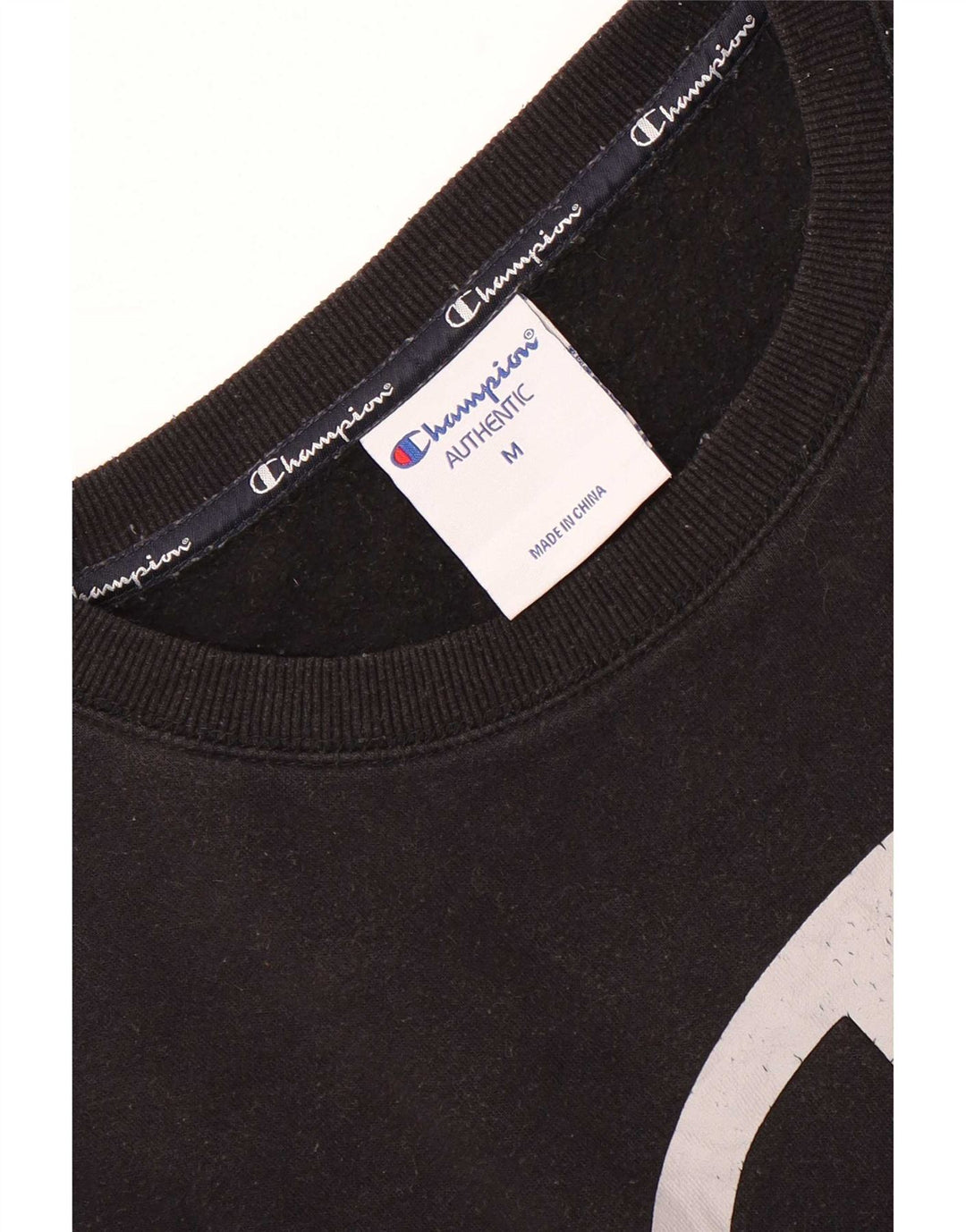 Champion Herren-Sweatshirt mit Grafik, mittelschwarze Baumwolle