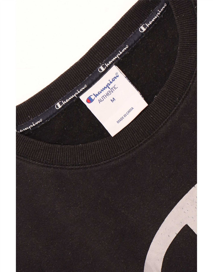 Champion Herren-Sweatshirt mit Grafik, mittelschwarze Baumwolle
