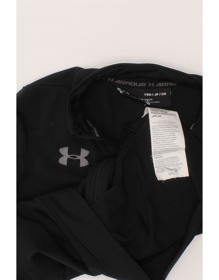 Under Armour Jungen-Trainingsanzug-Top-Jacke, 7–8 Jahre, Größe S, Schwarz, Polyester