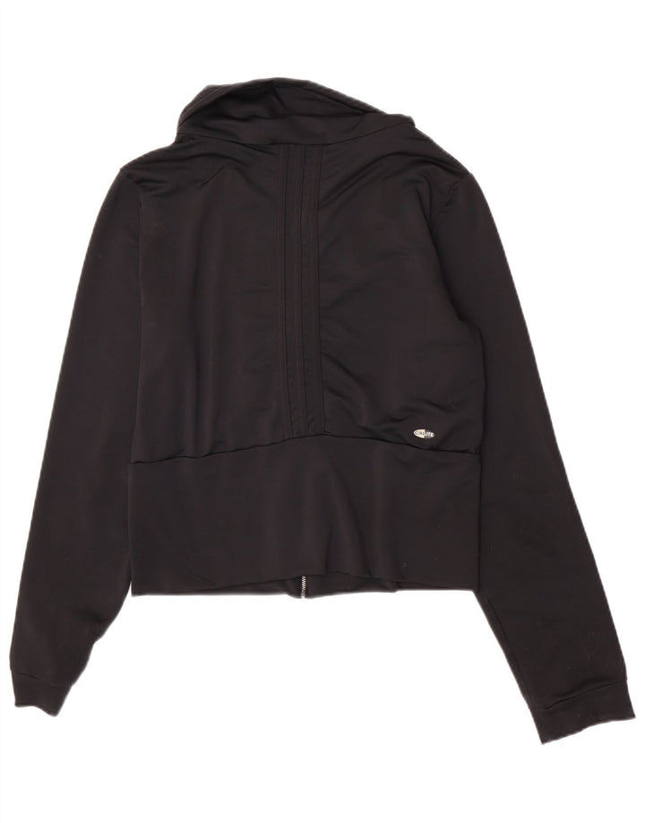 Adidas Damen Clima 365 Trainingsanzug Top Jacke UK 14 Medium Schwarz Polyester