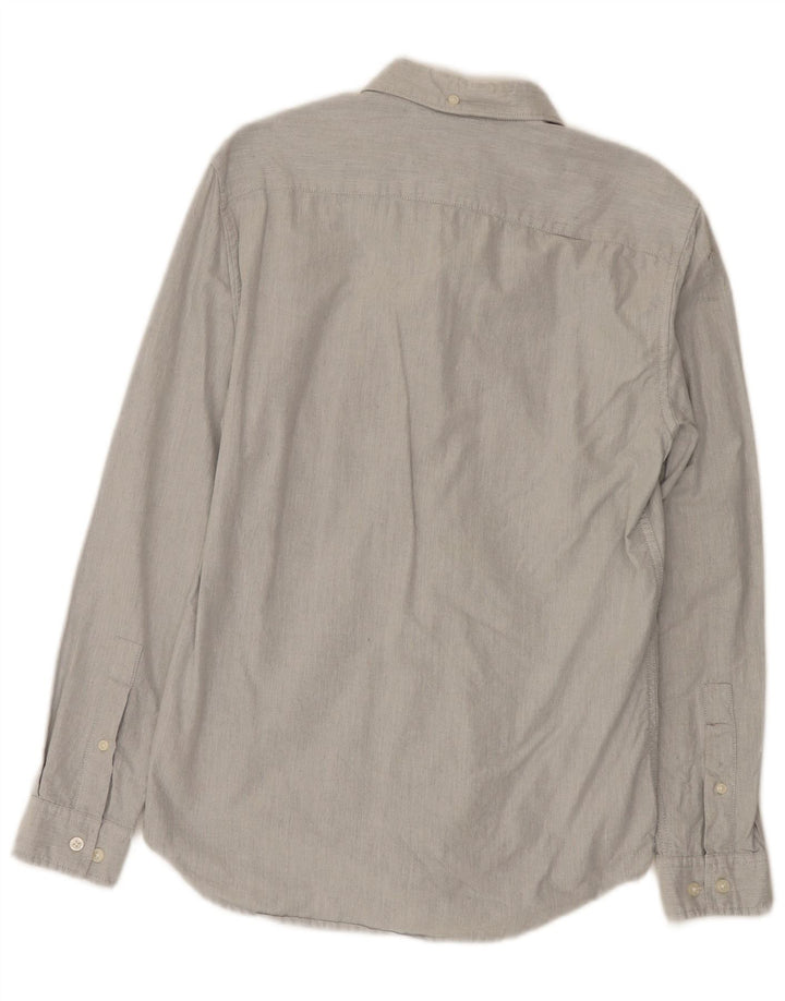 Jack Wills Herren Slim Fit Hemd XS Grau Baumwolle