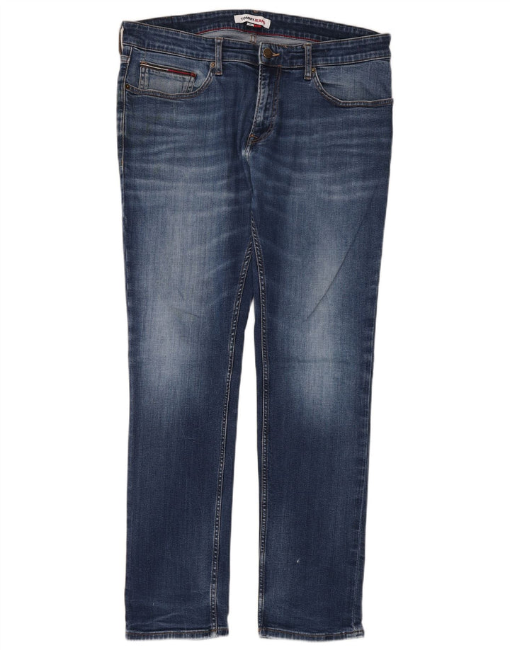 Tommy Hilfiger Herren Slim Jeans W36 L32 Blau