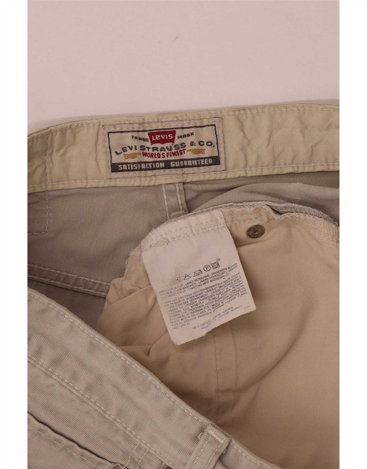 Levi's Herren-Jeansshorts, normal, Größe L, W33, Beige, Baumwolle