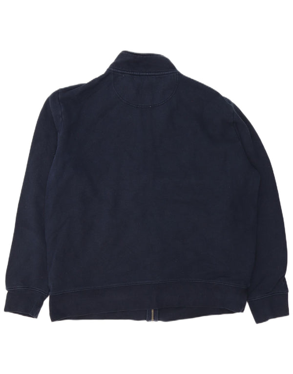 Marks & Spencer Herren-Trainingsanzug, Oberteil, Jacke, XL, Marineblau, Baumwolle