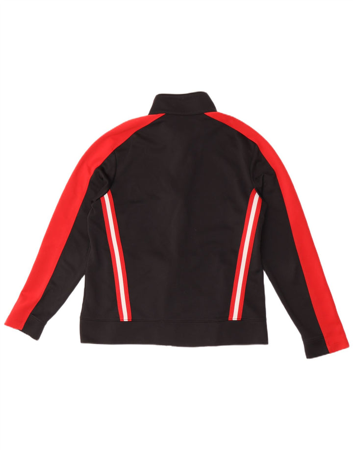 Jordan Herren-Trainingsanzug-Top-Jacke, Mittelschwarzes Farbblock-Polyester