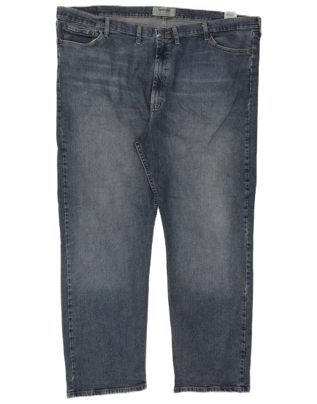 Wrangler Herren Straight Jeans W52 L32 Blaue Baumwolle