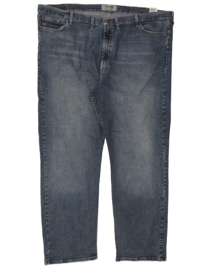 Wrangler Herren Straight Jeans W52 L32 Blaue Baumwolle