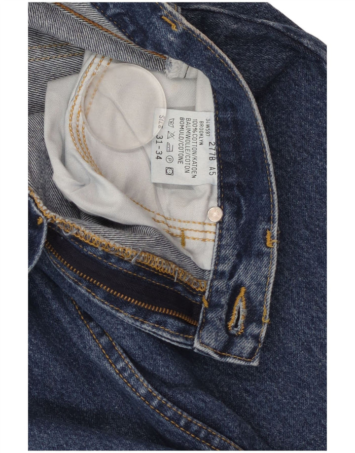 LEE Herren Brooklyn Straight Jeans W31 L34 Blaue Baumwolle