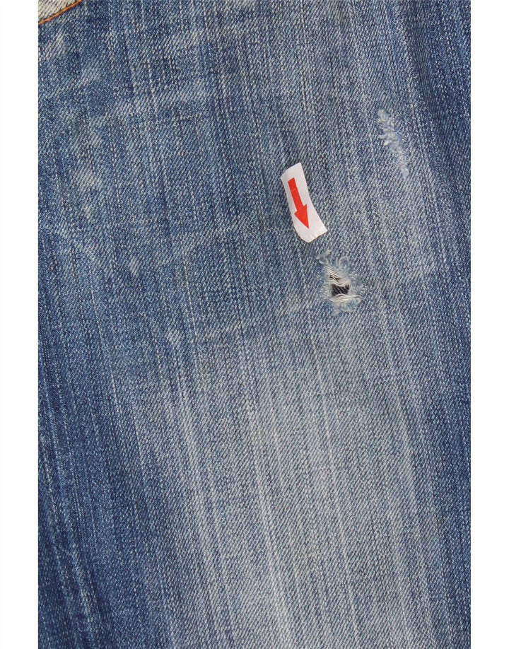 G-Star Damen Bootcut Jeans W28 L34 Blaue Baumwolle