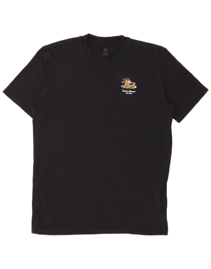 Under Armour Herren-T-Shirt mit Grafik, mittelschwarze Baumwolle