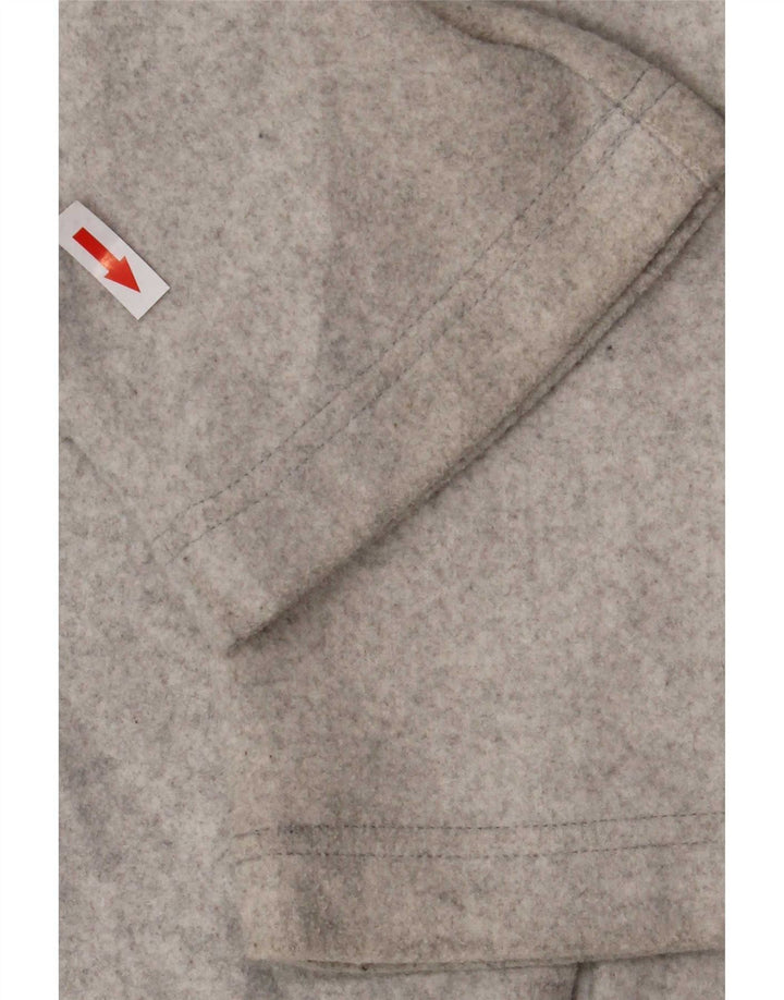 Zara Damen Mantel UK 14 Mittelgraues Polyester