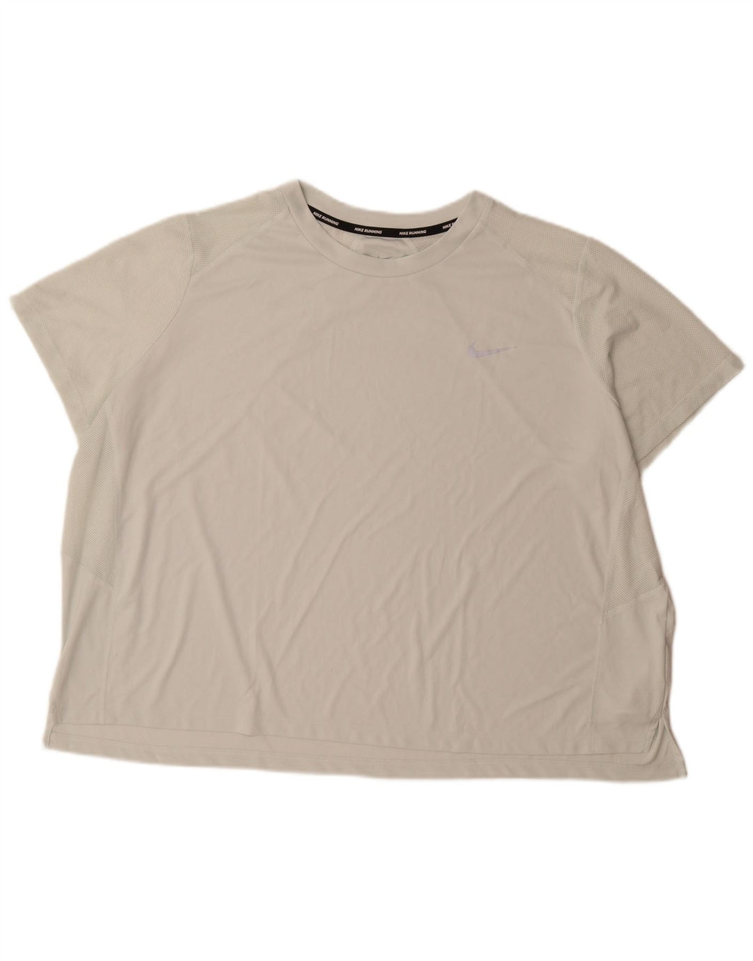 Nike Herren Dri Fit T-Shirt Top 3XL Off White Polyester
