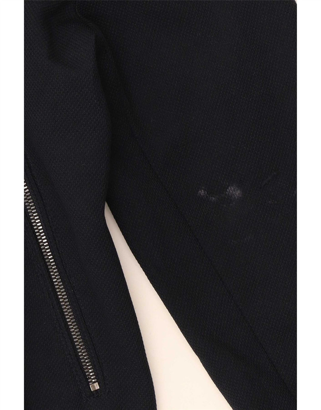 Zara Herren Bomberjacke UK 36 Small Marineblau Polyester