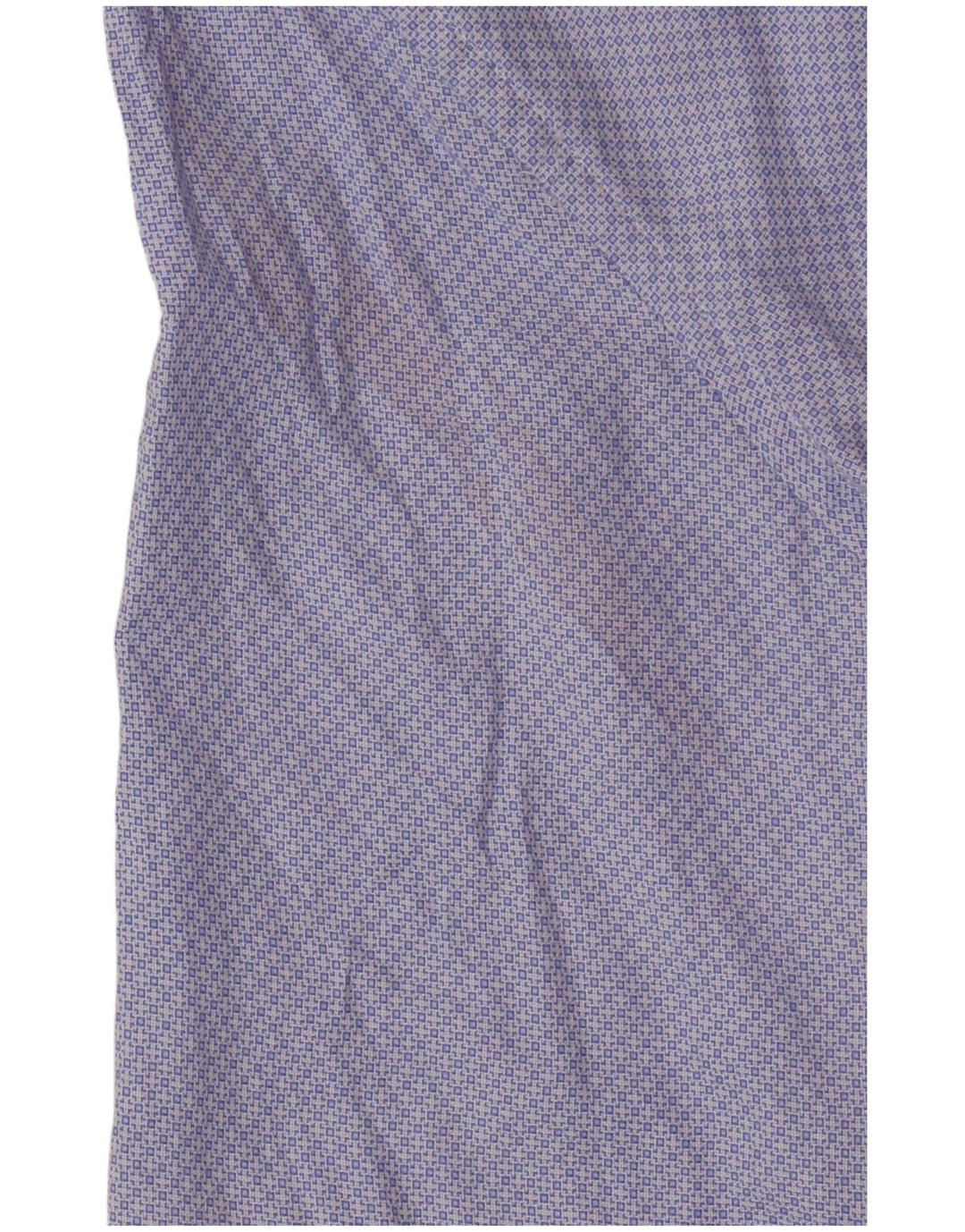 Dack's Slim-Fit-Hemd für Herren, Größe L, Blau, Argyle/Diamant-Baumwolle