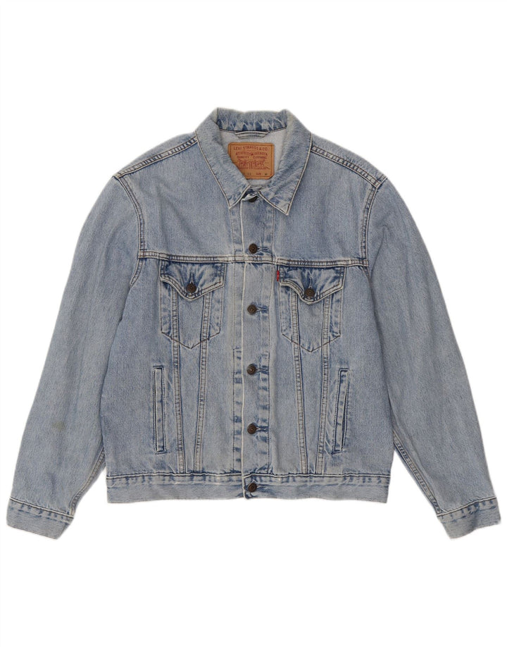 Levi's Herren 70503 Jeansjacke UK 38 Mittelblaue Baumwolle