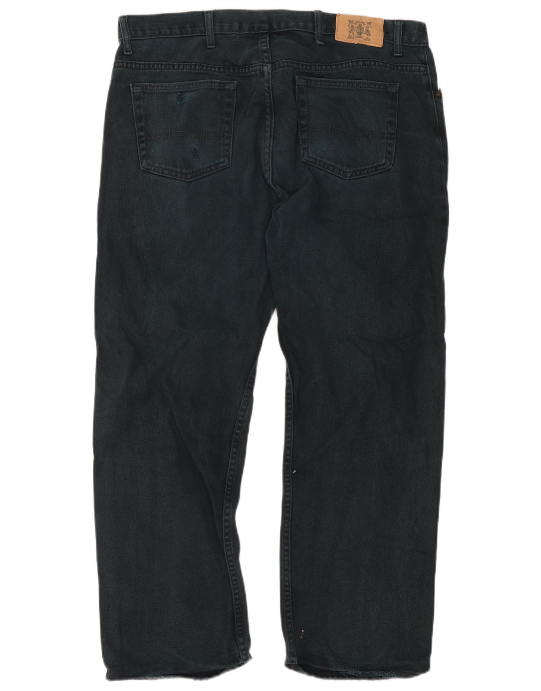 Marks & Spencer Herren Straight Jeans W38 L29 Schwarze Baumwolle