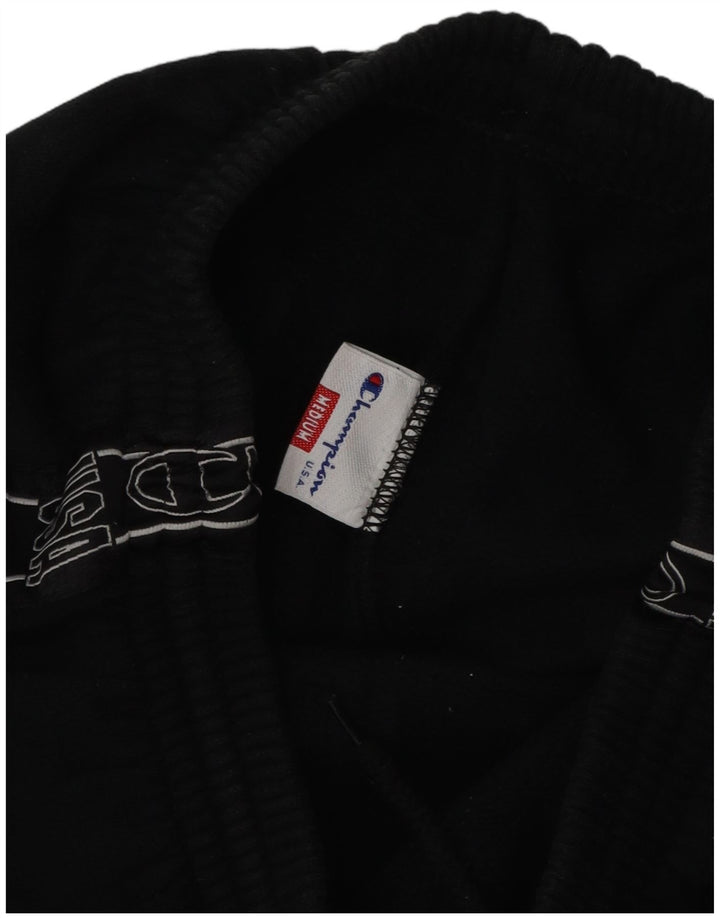 CHAMPION Herren-Trainingshose mit Grafik, mittelschwarze Baumwolle