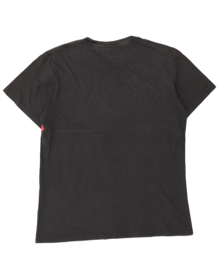 Levi's Herren-T-Shirt mit Grafik, Größe L, Schwarz, Farbblock
