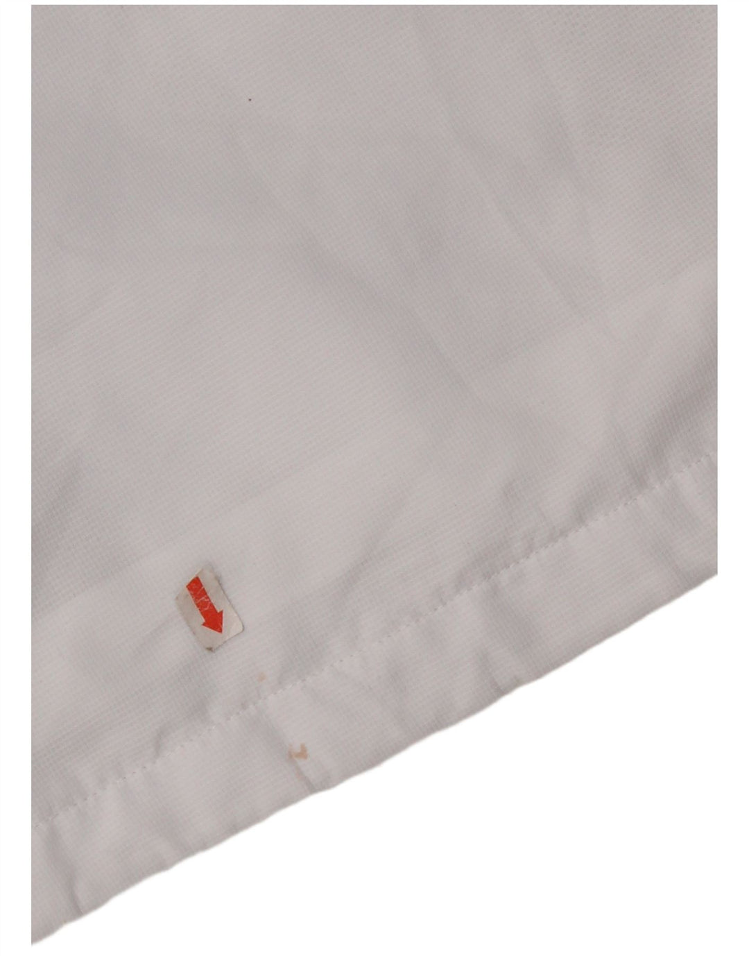 ASICS Herren-Trainingsanzug-Oberjacke, mittelweißes Farbblock-Polyester