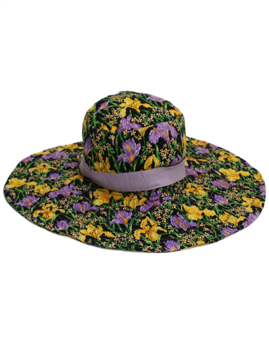 Guess Damen-Fischerhut mit Grafik, mittelgroß, mehrfarbig, Blumenmuster, Bohemian-Stil aus Baumwolle