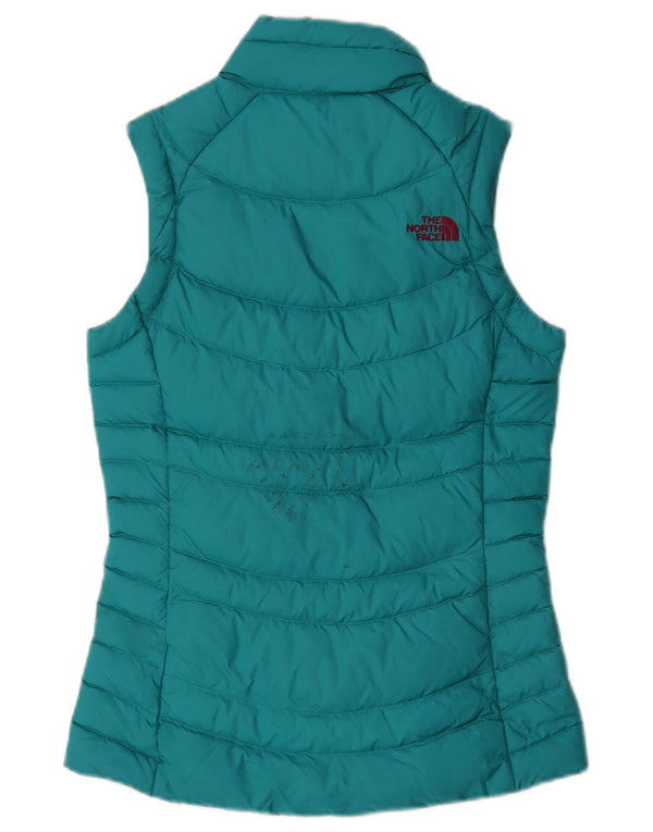 The North Face Damen Wattierte Weste UK 6 XS Grünes Nylon