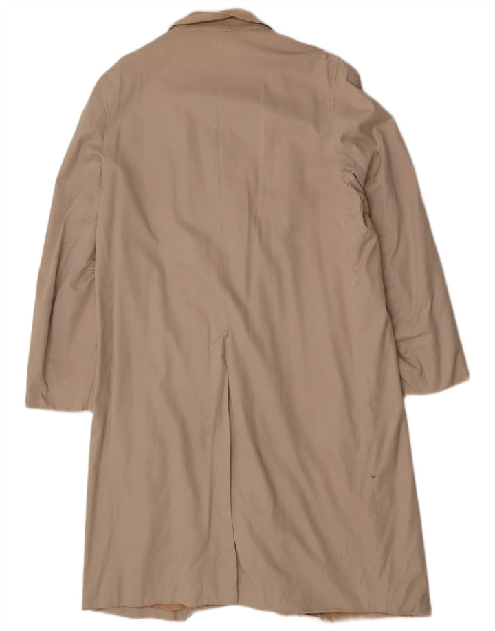 Aquascutum Herrenmantel UK 40 Large Beige Baumwolle