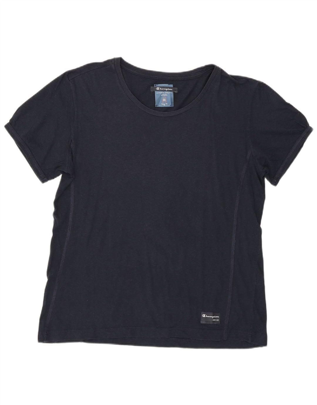 CHAMPION Damen T-Shirt Top UK 20 2XL Marineblau