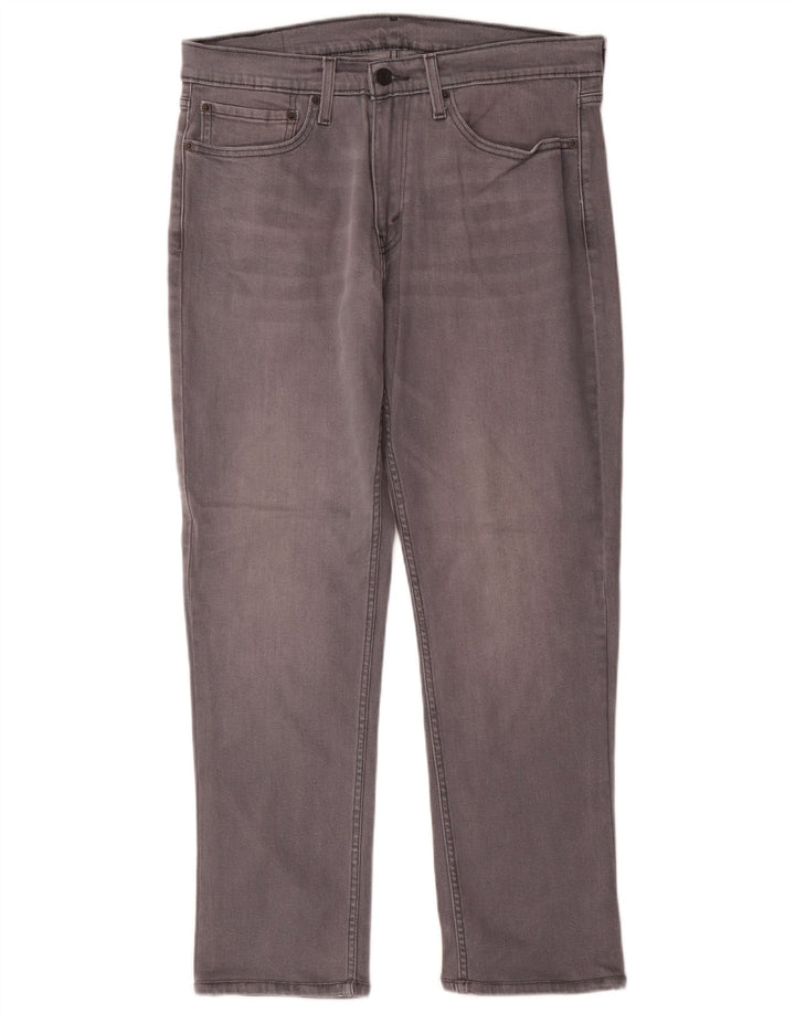 Levi's Herren Slim Jeans W34 L30 Graue Baumwolle